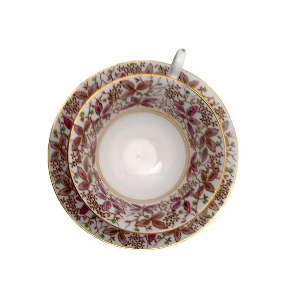 Rosina Bone China #4902A Teacup And Saucer Set England - Picture 8 of 8